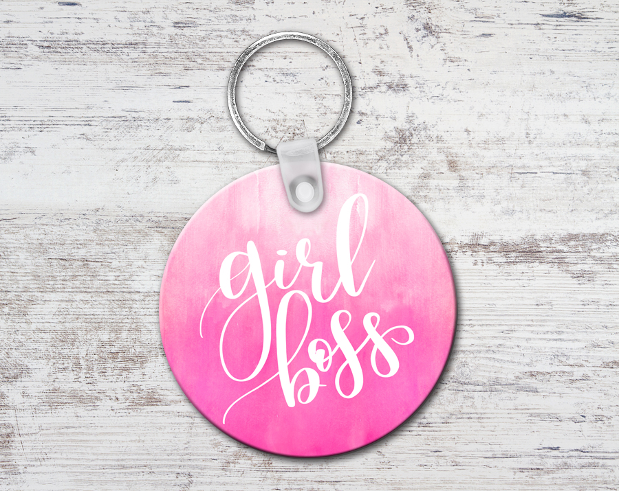 Girl Boss Keychain – Quotable Life